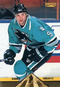 #165 Darren Turcotte - San Jose Sharks - 1996-97 Pinnacle Hockey