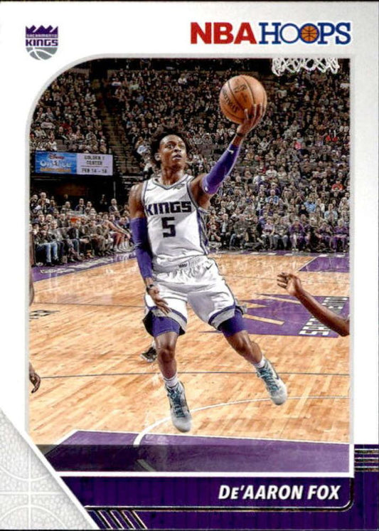 #165 De'Aaron Fox - Sacramento Kings - 2019-20 Hoops Basketball