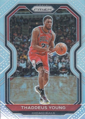 #165 Thaddeus Young - Chicago Bulls - 2020-21 Panini Prizm - Silver Prizms Basketball