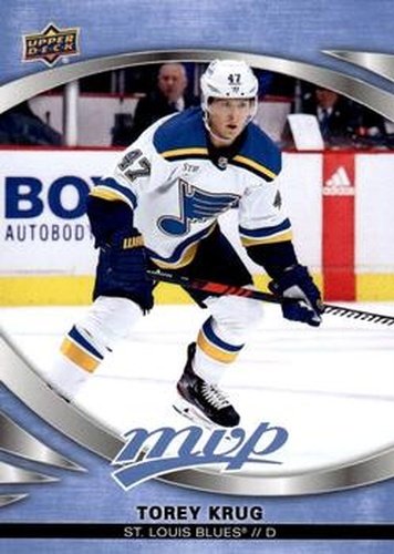 #165 Torey Krug - St. Louis Blues - 2023-24 Upper Deck MVP Hockey