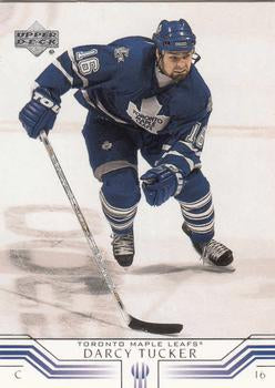 #165 Darcy Tucker - Toronto Maple Leafs - 2001-02 Upper Deck Hockey
