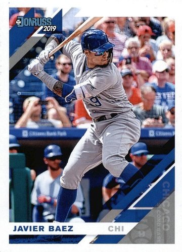 #165 Javier Baez - Chicago Cubs - 2019 Donruss Baseball
