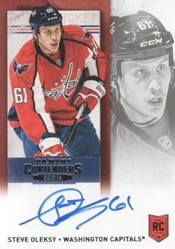 #165 Steve Oleksy - Washington Capitals - 2013-14 Panini Contenders Hockey