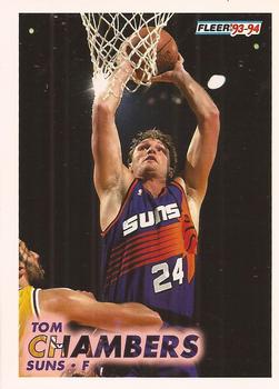 #165 Tom Chambers - Phoenix Suns - 1993-94 Fleer Basketball