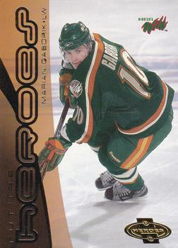 #166 Marian Gaborik - Minnesota Wild - 2000-01 Upper Deck Heroes Hockey