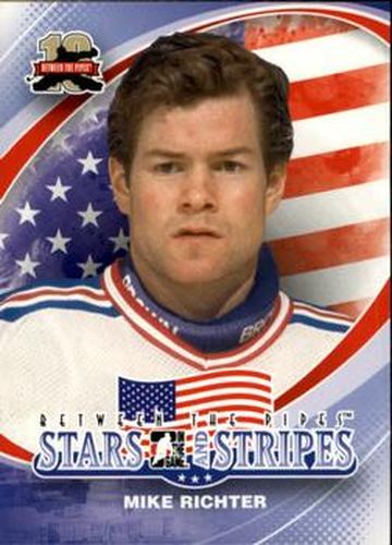 #166 Mike Richter - USA - 2011-12 In The Game Between The Pipes Hockey