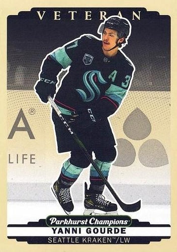 #166 Yanni Gourde - Seattle Kraken - 2022-23 Parkhurst Champions Hockey