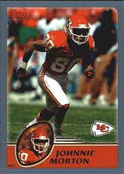 #166 Johnnie Morton - Kansas City Chiefs - 2003 Topps Football