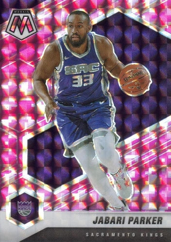 #166 Jabari Parker - Sacramento Kings - 2020-21 Panini Mosaic - Mosaic Camo Pink Basketball