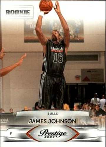 #166 James Johnson - Chicago Bulls - 2009-10 Panini Prestige Basketball