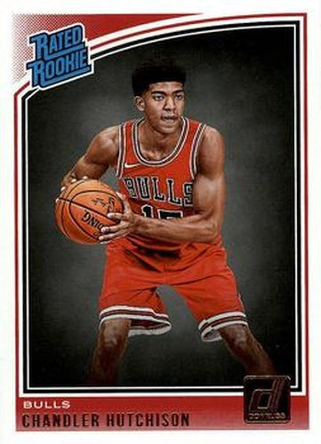 #166 Chandler Hutchison - Chicago Bulls - 2018-19 Donruss Basketball