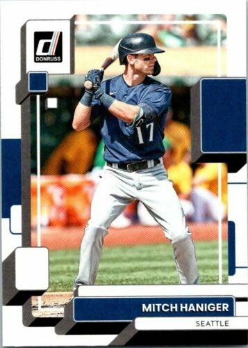 #166 Mitch Haniger - Seattle Mariners - 2022 Donruss Baseball