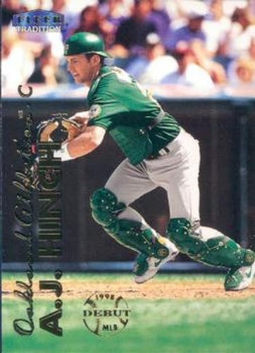 #166 A.J. Hinch - Oakland Athletics - 1999 Fleer Tradition Baseball