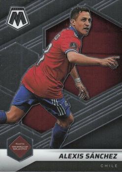 #166 Alexis Sanchez - Chile - 2021-22 Panini Mosaic Road to FIFA World Cup Soccer