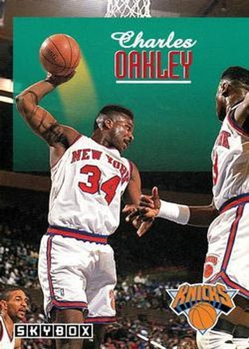#166 Charles Oakley - New York Knicks - 1992-93 SkyBox Basketball