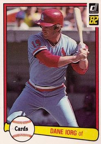 #166 Dane Iorg - St. Louis Cardinals - 1982 Donruss Baseball