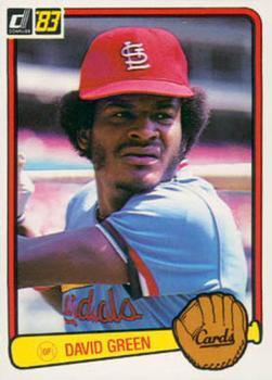 #166 David Green - St. Louis Cardinals - 1983 Donruss Baseball
