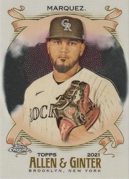 #166 German Marquez - Colorado Rockies - 2021 Topps Allen & Ginter Chrome Baseball