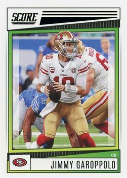 #166 Jimmy Garoppolo - San Francisco 49ers - 2022 Score Football