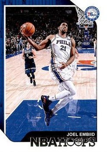 #166 Joel Embiid - Philadelphia 76ers - 2018-19 Hoops Basketball