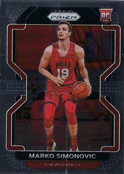 #166 Marko Simonovic - Chicago Bulls - 2021-22 Panini Prizm Basketball