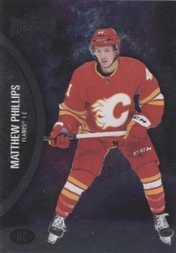 #166 Matthew Phillips - Calgary Flames - 2021-22 Skybox Metal Universe Hockey