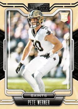 #166 Pete Werner - New Orleans Saints - 2021 Panini Playbook Football