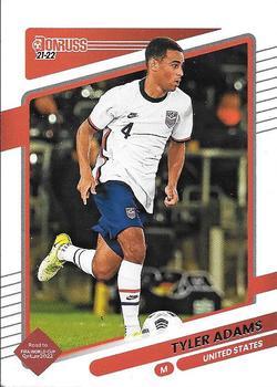 #166 Tyler Adams - USA - 2021-22 Donruss Road to FIFA World Cup Qatar 2022 Soccer