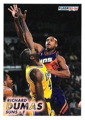 #166 Richard Dumas - Phoenix Suns - 1993-94 Fleer Basketball