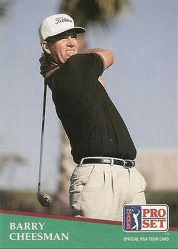 #166 Barry Cheesman - 1991 Pro Set PGA Tour Golf
