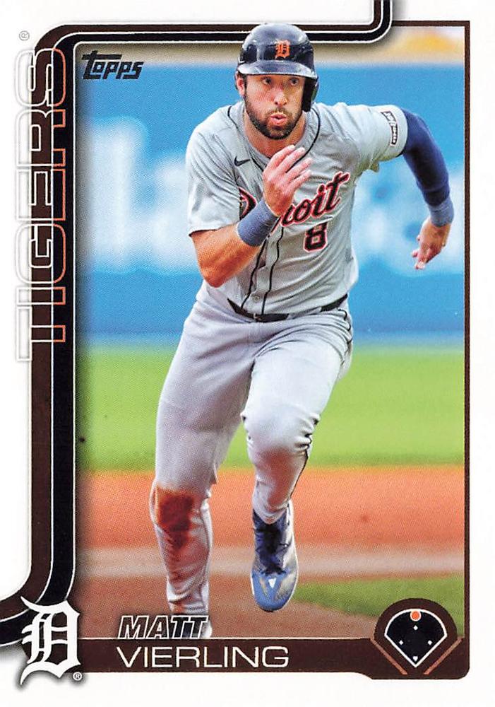 #166 Matt Vierling - Detroit Tigers - 2025 Topps Baseball