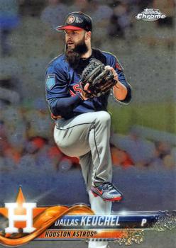 #166 Dallas Keuchel - Houston Astros - 2018 Topps Chrome Baseball