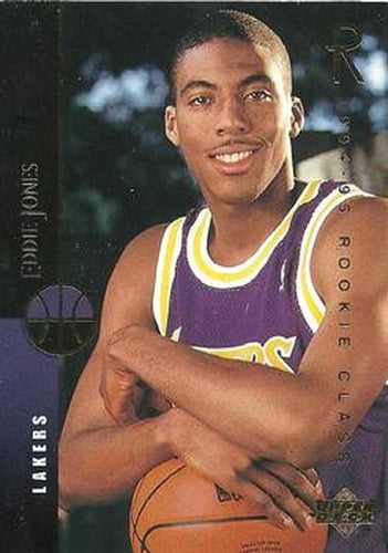 #166 Eddie Jones - Los Angeles Lakers - 1994-95 Upper Deck Basketball