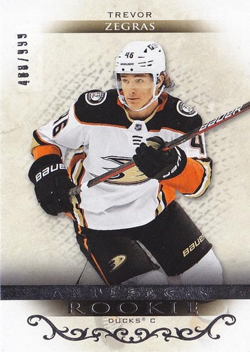 #166 Trevor Zegras - Anaheim Ducks - 2021-22 Upper Deck Artifacts Hockey