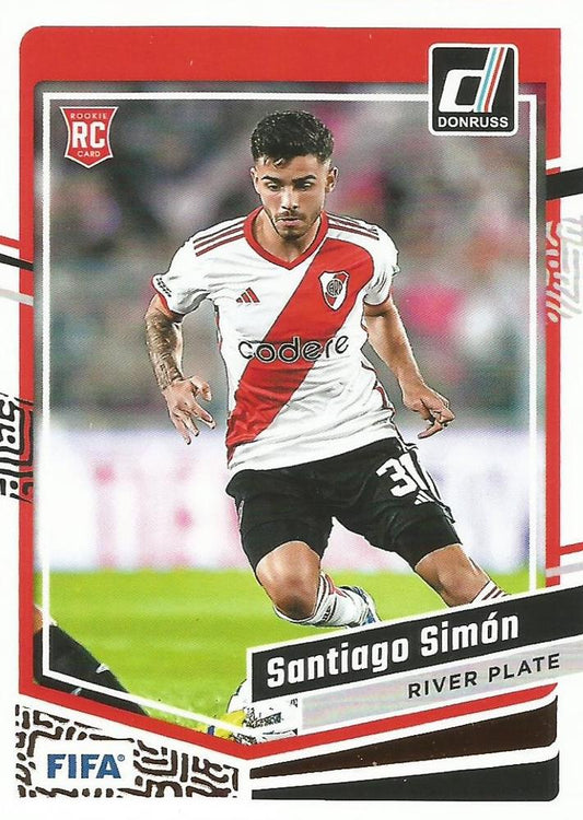 #166 Santiago Simon - River Plate - 2023-24 Donruss Soccer