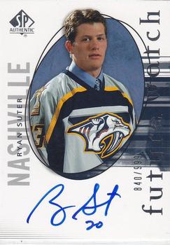 #166 Ryan Suter - Nashville Predators - 2005-06 SP Authentic Hockey