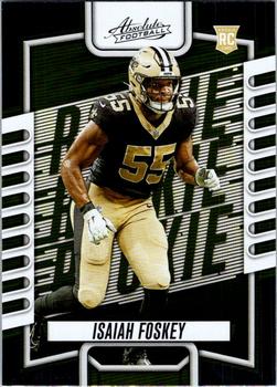 #166 Isaiah Foskey - New Orleans Saints - 2023 Panini Absolute Football
