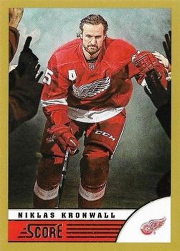 #166 Niklas Kronwall - Detroit Red Wings - 2013-14 Score - Gold Hockey