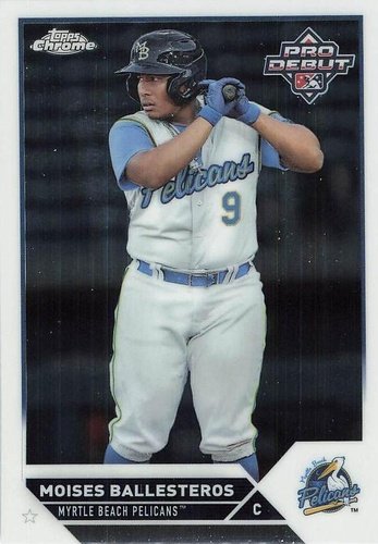 #PDC-166 Moises Ballesteros - Myrtle Beach Pelicans - 2023 Topps Pro Debut - Chrome Baseball