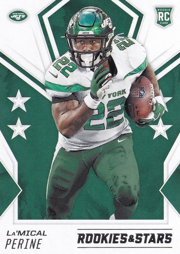 #166 La'Mical Perine - New York Jets - 2020 Panini Rookies & Stars Football