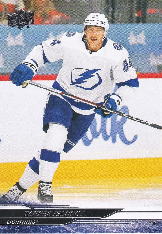#166 Tanner Jeannot - Tampa Bay Lightning - 2024-25 Upper Deck Hockey