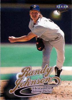 #166 Randy Johnson - Houston Astros - 1999 Ultra Baseball