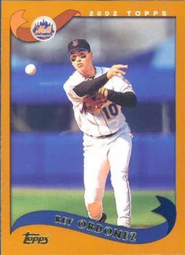 #166 Rey Ordonez - New York Mets - 2002 Topps Baseball
