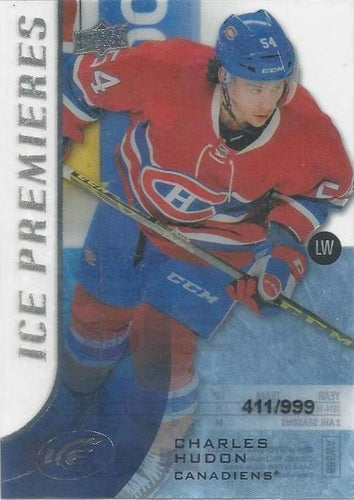 #166 - Charles Hudon - Montreal Canadiens - 2015-16 Upper Deck Ice Hockey
