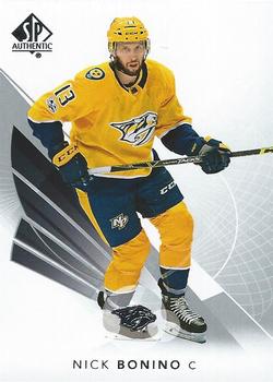 #52 Nick Bonino - Nashville Predators - 2017-18 SP Authentic Hockey