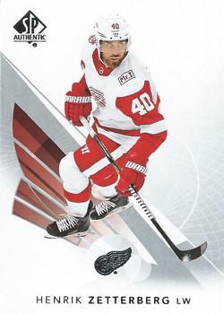 #68 Henrik Zetterberg - Detroit Red Wings - 2017-18 SP Authentic Hockey
