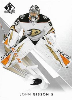 #81 John Gibson - Anaheim Ducks - 2017-18 SP Authentic Hockey