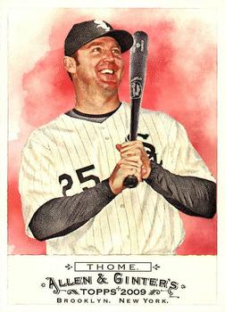 #167 Jim Thome - Chicago White Sox - 2009 Topps Allen & Ginter Baseball
