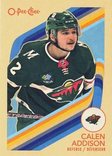 #167 Calen Addison - Minnesota Wild - 2023-24 O-Pee-Chee - Retro Hockey