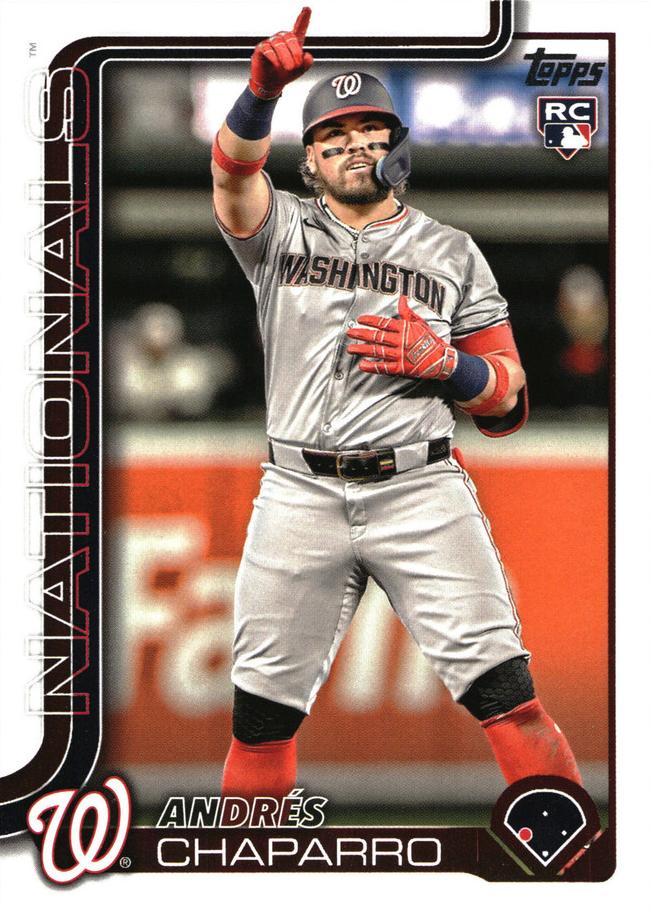 #167 Andres Chaparro - Washington Nationals - 2025 Topps Baseball